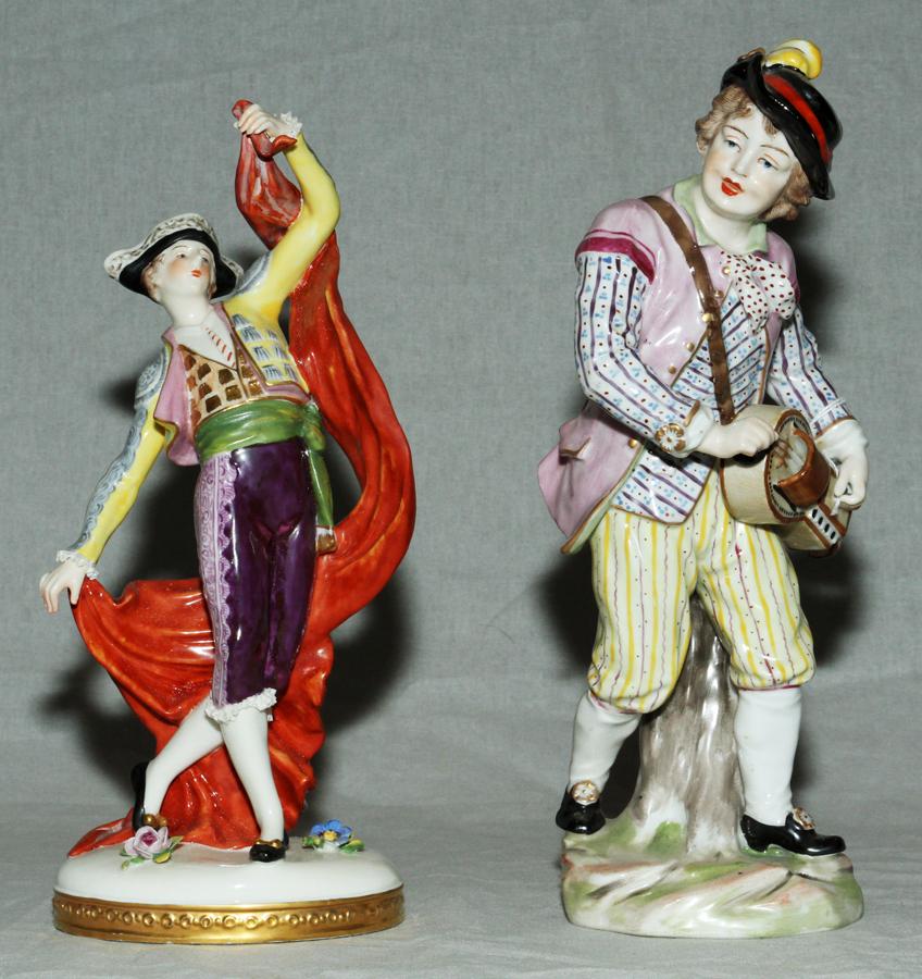DRESDEN PORCELAIN FIGURINES (1 of 6)