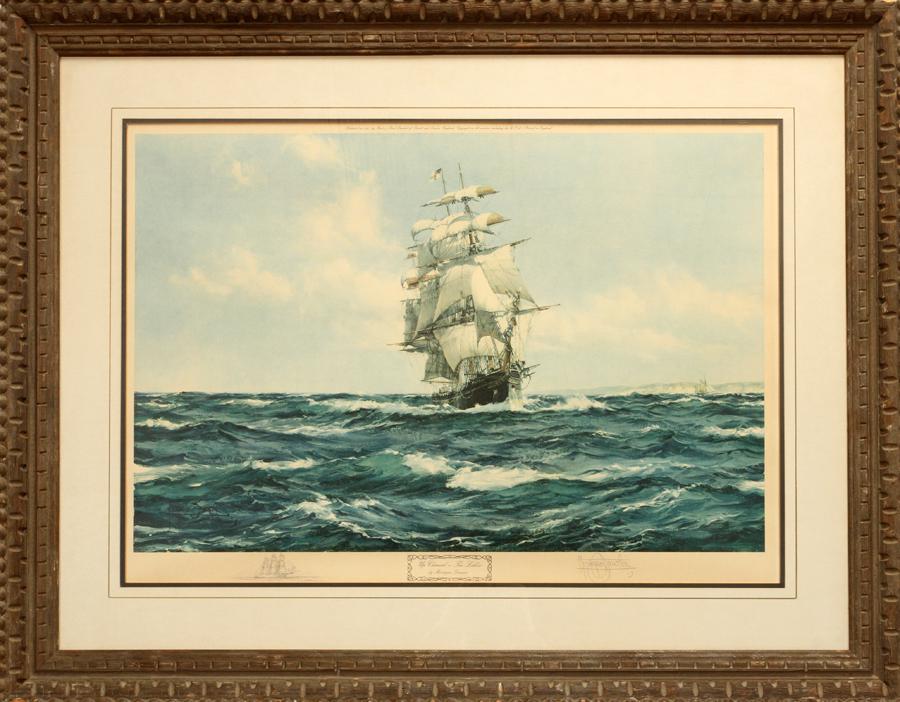 MONTAGUE DAWSON COLOR LITHOGRAPH (1 of 4)