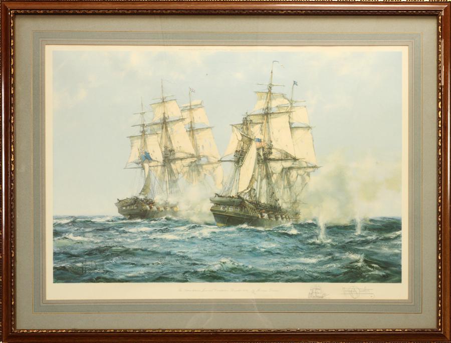 MONTAGUE DAWSON COLOR LITHOGRAPH (1 of 4)