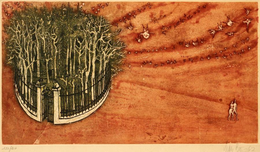 CHAS BO, COLOR ETCHING & AQUATINT ON PAPER (1 of 4)