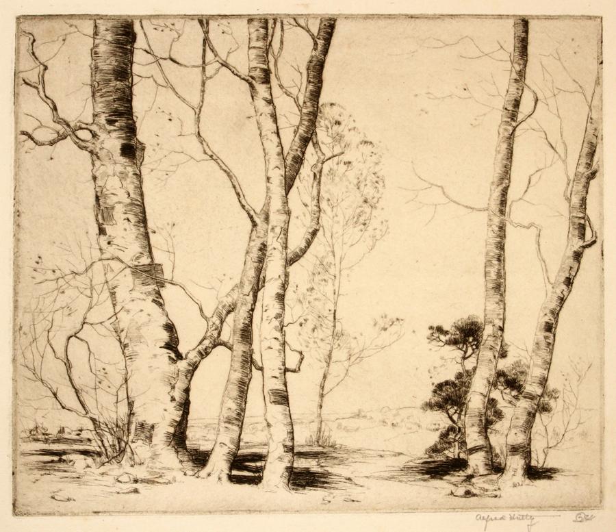 ALFRED HUTTY (AMER.1877-1954), ETCHING ON PAPER (1 of 3)