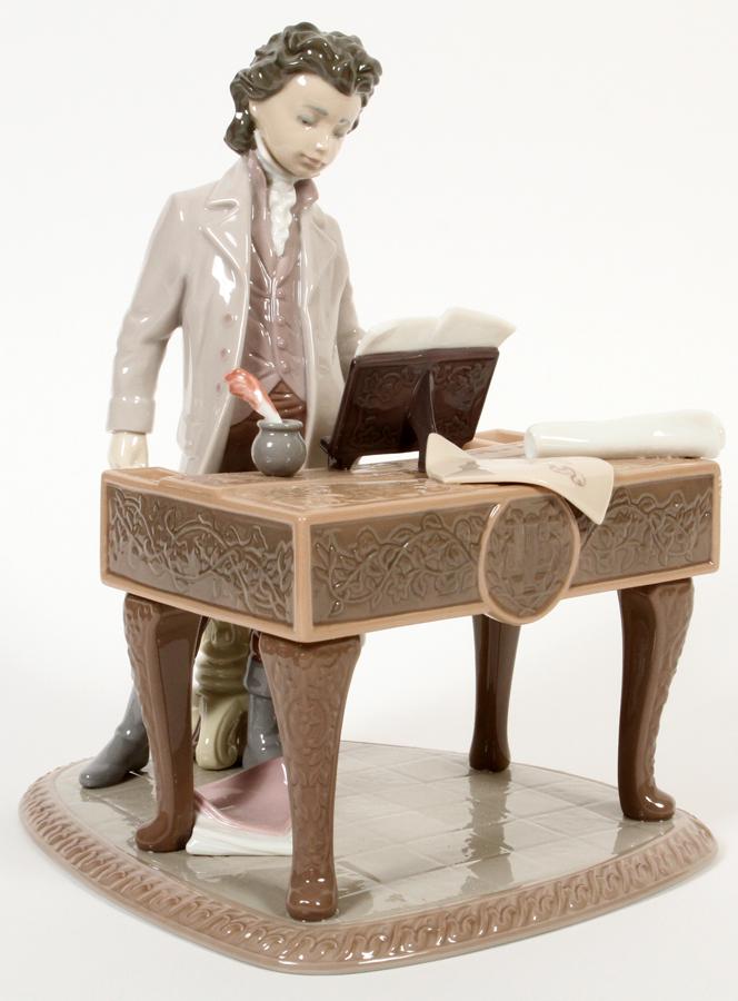 LLADRO PORCELAIN FIGURINE, "YOUNG BEETHOVEN" (1 of 5)