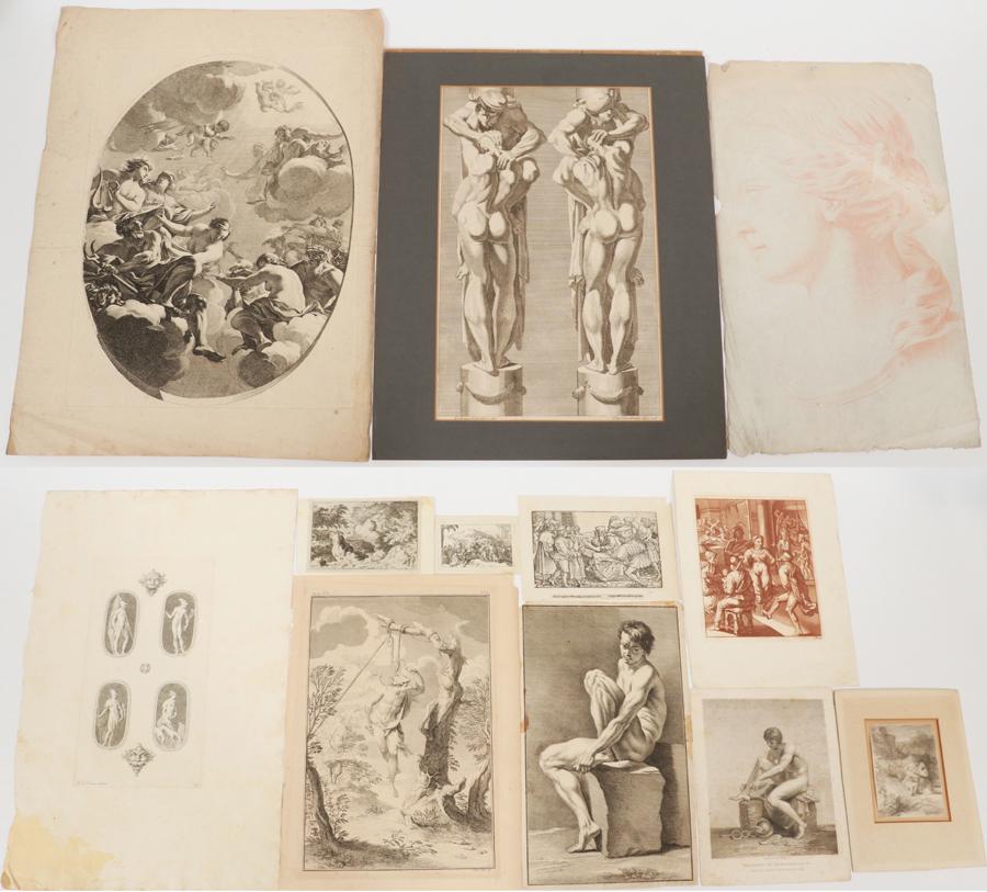 OLD MASTER PRINTS, 16 PIECES (1 of 10)