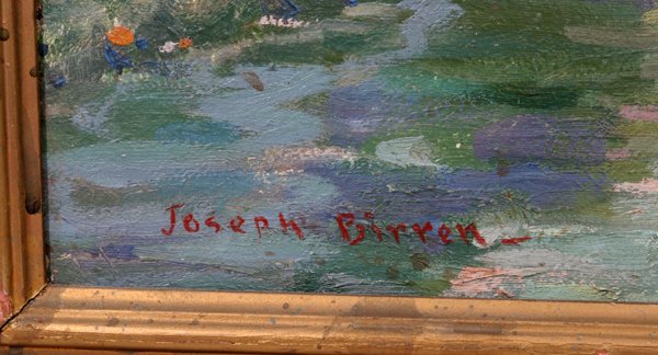 JOSEPH PIERRE BIRREN OIL "LITTLE GREY HOUSE" - 2