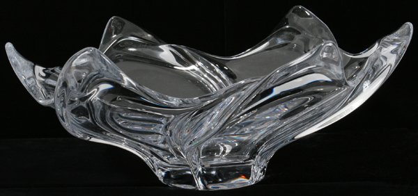 COFRAC ART, VERRIER, FRANCE, CRYSTAL BOWL