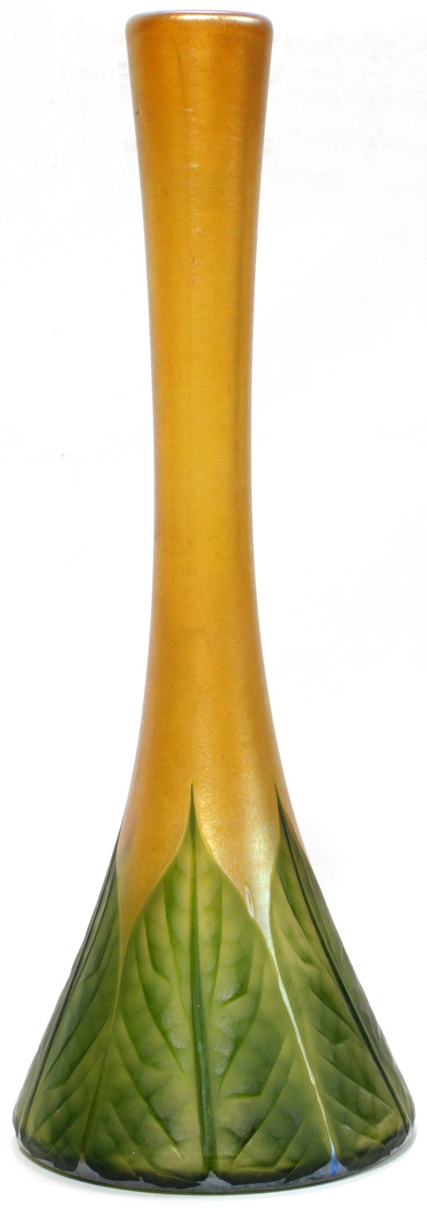LC TIFFANY FURNACES INC. GOLD FAVRILE VASE