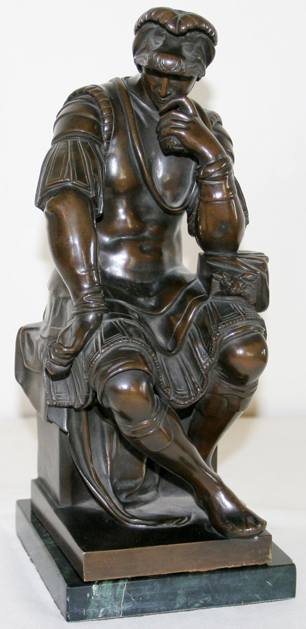 BRONZE SCULPTURE, LORENZO DE MEDICI