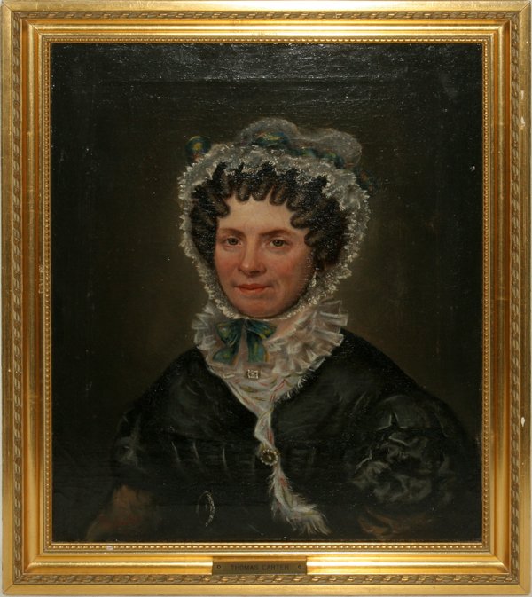 THOMAS CARTER OIL PORTRAIT OF A LADY