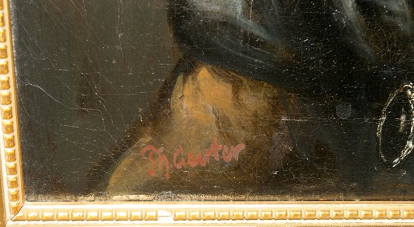 THOMAS CARTER OIL PORTRAIT OF A LADY - 2
