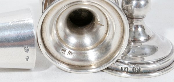RUSSIAN SILVER GOBLETS/KIDDUSH CUP THREE - 2