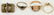 VINTAGE 14KT GOLD, SILVER & GOLD FILLED, RINGS - 2
