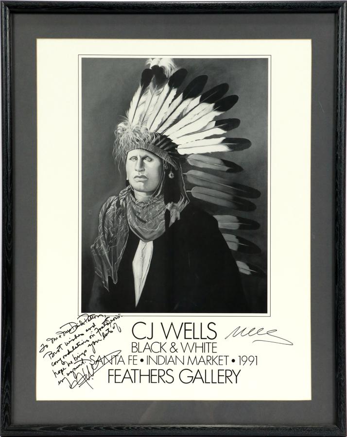 C. J.  WELLS,  ARTIST SIGNED EXPOSITION POSTER (1 of 4)