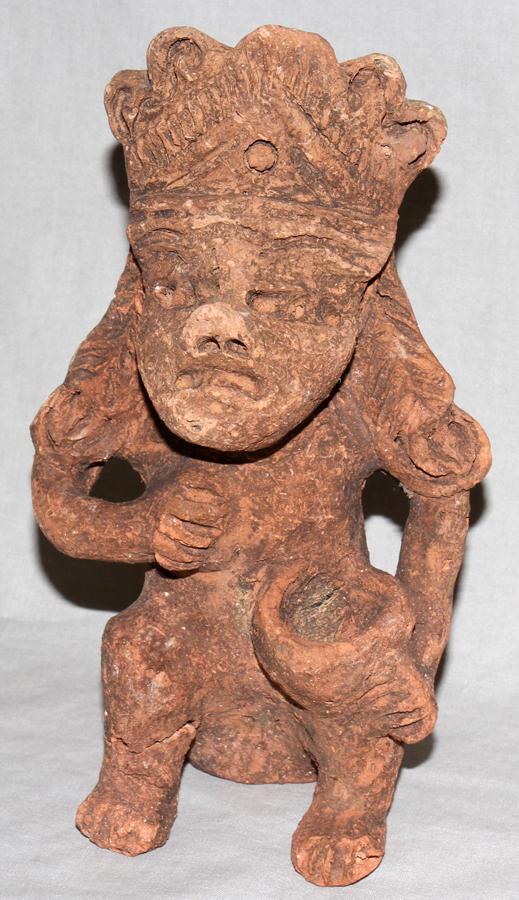 Pre Columbian Style Volcanic Stone Carving