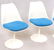 EERO SAARINEN DESIGN KNOLL SET OF FOUR CHAIRS - 2