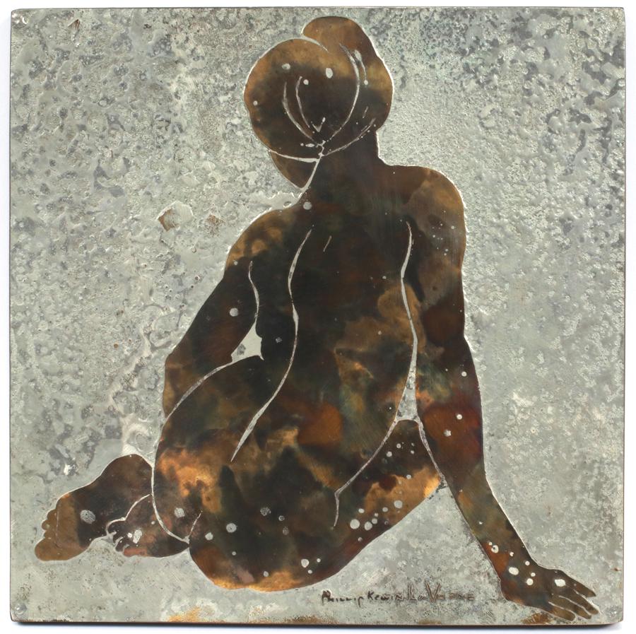 PHILIP AND KELVIN LAVERNE BRONZE AND PEWTER PLAQUE (1 of 5)