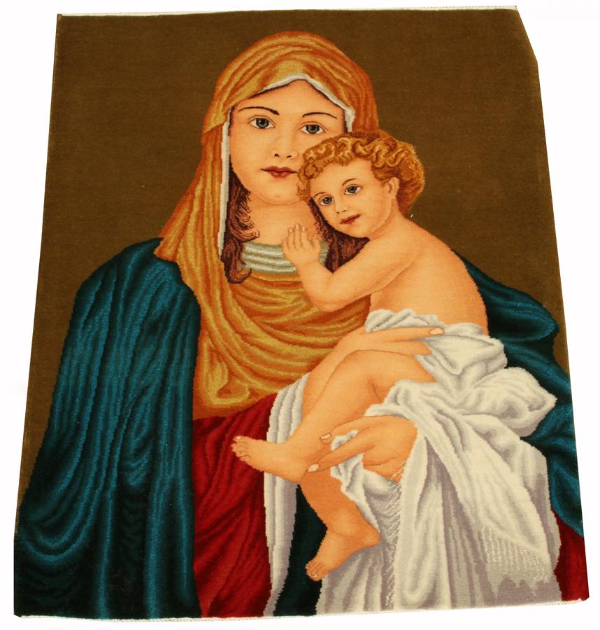 PERSIAN, TABRIZ, HANDWOVEN WOOL RUG (1 of 2)