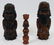 AINU, JAPANESE HAND CARVED NATIVE FIGURES