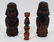 AINU, JAPANESE HAND CARVED NATIVE FIGURES - 2