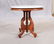 VICTORIAN WALNUT OVAL MARBLE TOP PARLOR TABLE - 3