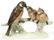 HUTSCHENREUTHER, GERMANY PORCELAIN BIRDS L 7"