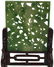 CHINESE CARVED JADE TABLE SCREEN H 5.5" W 4" - 3