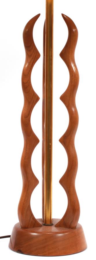 VINTADELPHIA MID CENTURY MODERN WOOD TABLE LAMP (1 of 3)