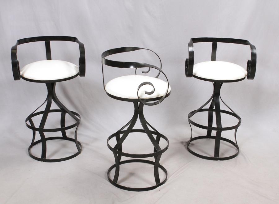 GEORGE MUHLHAUSER INFLUENCE STEEL BAR CHAIRS (1 of 3)