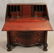 MAHOGANY WRITING DESK, 19TH C, H 42", W 37" - 2