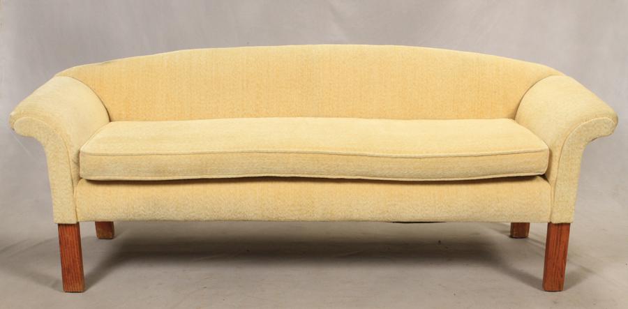 CHIPPENDALE STYLE SETTEE, H 24", W 76" (1 of 3)