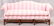 CAMEL BACK MAHOGANY SOFA, H 34", W 82", D 31"