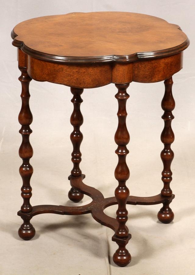 EDWARDIAN STYLE, WALNUT SIDE TABLE (1 of 5)