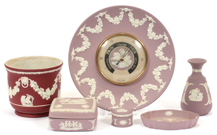 WEDGWOOD PORCELAIN, LAVENDER AND PLUM 16 PCS. (1 of 8)