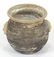 ATTR. KOREAN GLASS VESSEL, H 3.5", DIA 3.75" - 2