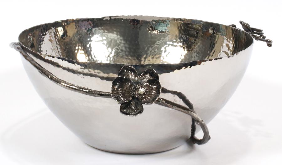 MICHAEL ARAM, STAINLESS STEEL "BLACK ORCHID" BOWL (1 of 7)