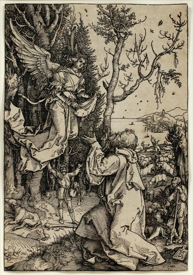 ALBRECHT DURER WOODCUT ON PAPER (1 of 11)