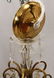 CRYSTAL & GILT METAL 7 LIGHT CHANDELIER, 20TH C. - 4