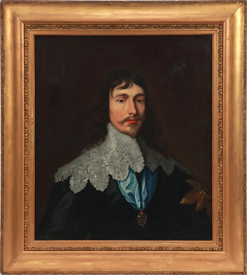 OIL ON CANVAS, PORTRAIT OF CHARLES I (1 of 10)