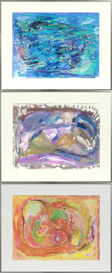 LINDA ROSS, WATERCOLOR & ACRYLIC ON PAPER, 2014 (1 of 11)