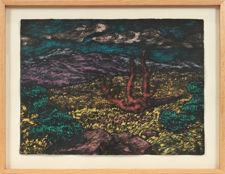 ATTR. ROMAN MARAZ ACRYLIC ON PAPER (1 of 3)