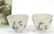 CHINESE PORCELAIN PLAQUE & CUPS, 5 PCS - 2