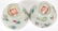 CHINESE PORCELAIN PLAQUE & CUPS, 5 PCS - 3