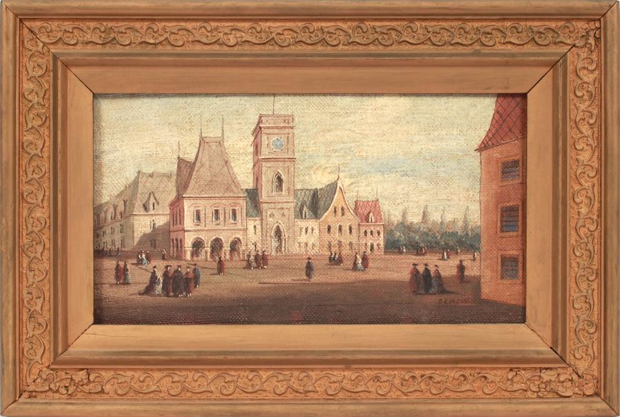 DEMONIE, OIL ON CANVAS, H 6.25", W 12", "VENICE" (1 of 5)