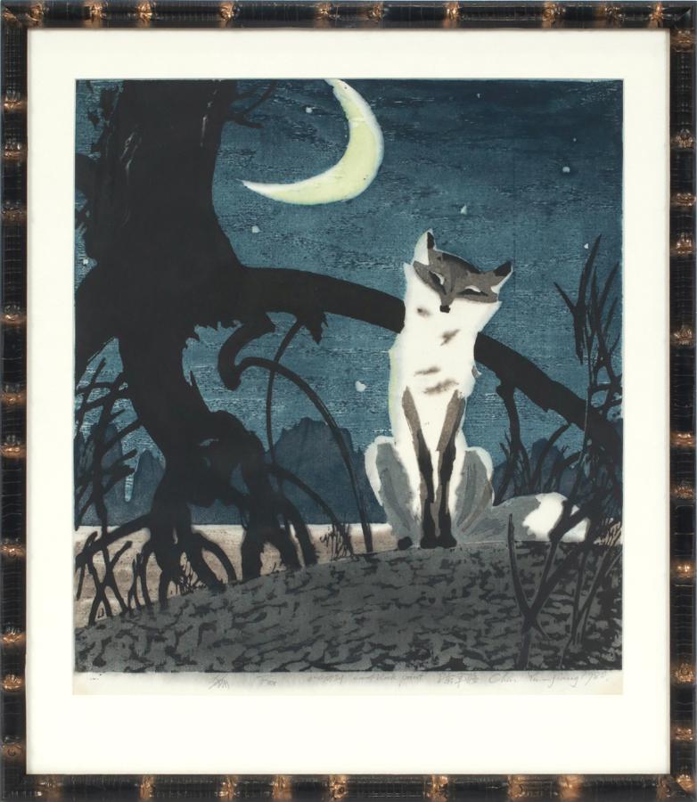 CHEN YU-JIANG, WOODBLOCK PRINT, 1980 (1 of 7)