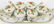 HEREND ROTHSCHILD BIRD TRAY, SIX POT DE CREME - 2