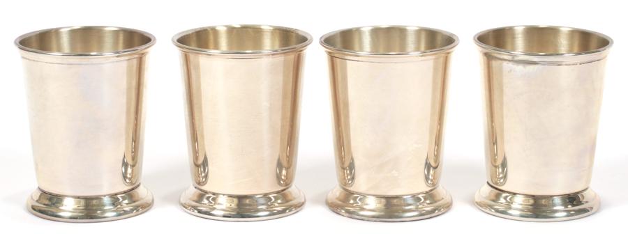 TOWLE STERLING MINT JULEP CUPS, SET OF FOUR (1 of 3)