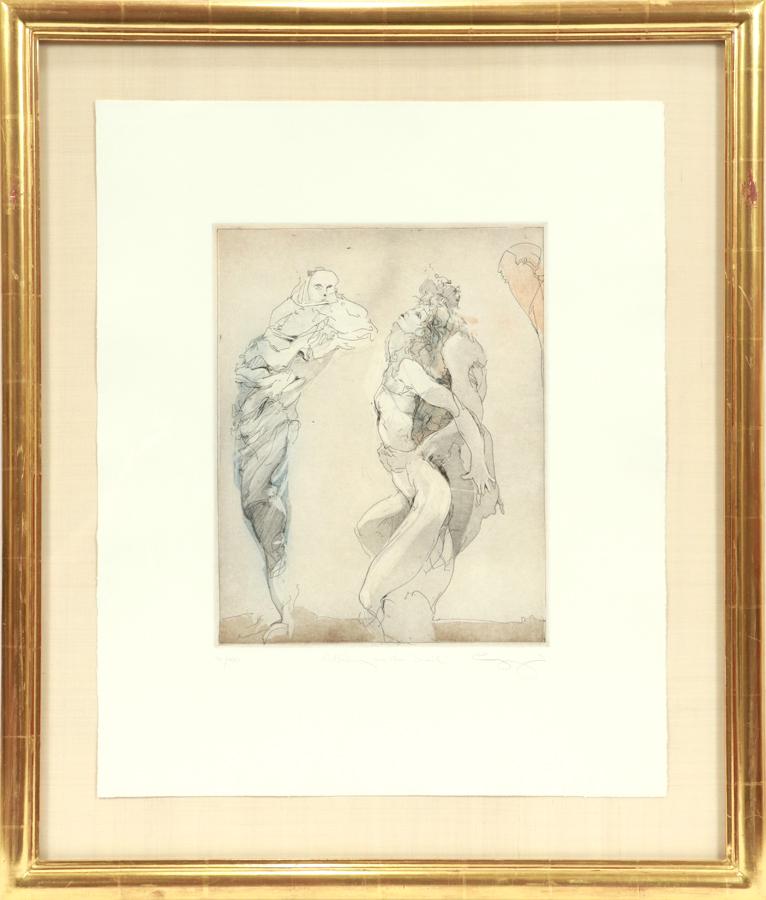 OPERA SCENE, LITHOGRAPH H 15" W 12" (1 of 5)