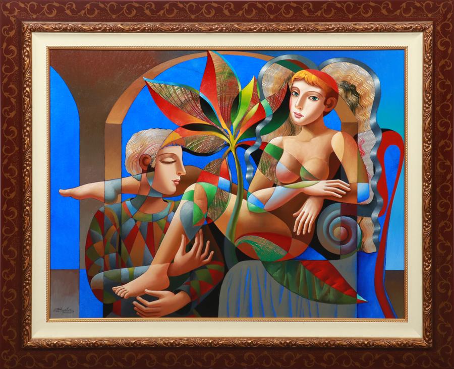 OLEG ZHIVETIN, MIXED MEDIA ON CANVAS (1 of 4)