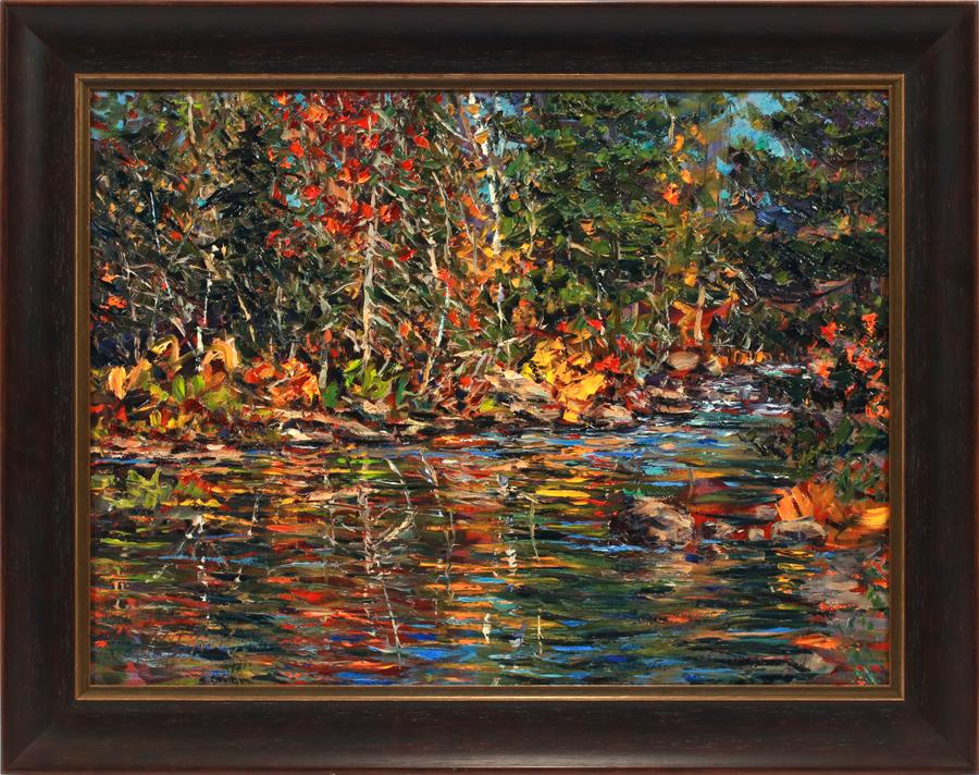 JOHN OLIN GARDNER PLEIN AIR ACRYLIC ON BOARD (1 of 4)