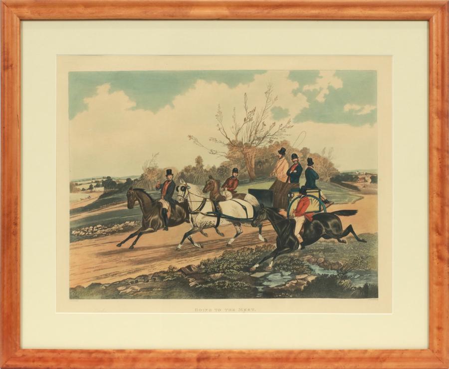AFTER HENRY THOMAS ALKEN SR HAND-TINTED LITHOGRAPH (1 of 6)