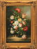 AARON DAVIS OIL ON CANVAS H 35" W 23" STILL LIFE